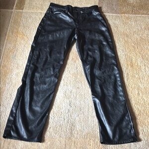 GAP leather pants